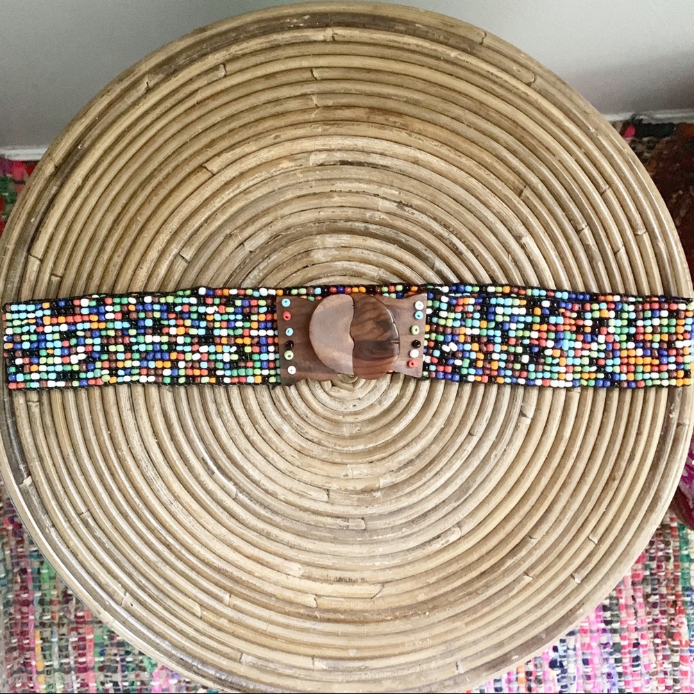Boho Ethnic Beaded Belt